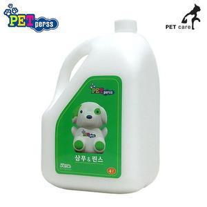 [BZJL77IP_4C]겸용 린스 샴푸 대용량 4L 펫퍼스