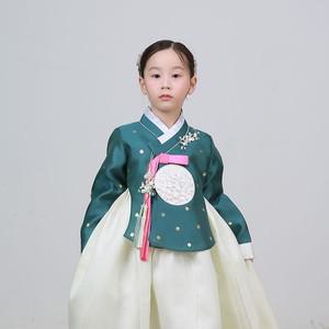 [보리보리/한설한복]한설한복1821S 전통과의 만남 고급 갈래치마 유아동 여아한복