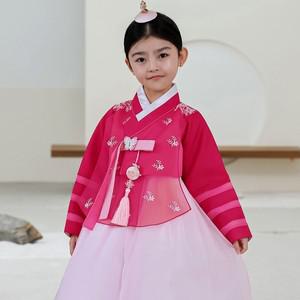 [보리보리/하랑한복]25년 설 신상 하랑한복 명월랑+복주머니 유아 아동 여아 한복