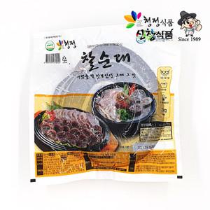 청정&신창식품/찹쌀순대(냉장)-2kg [토속,청양,백순대/애기보/감투/대창/막창 /곱창 /염통 /양념류
