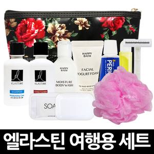 엘지생활건강 엘라스틴 여행용 세트 x 1개 / 세면도구 휴대용