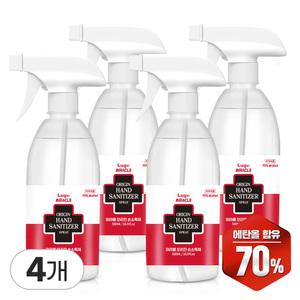 미라클 오리진 손소독제 액상타입 500ml x 4개