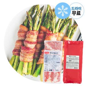 지케이푸드 통베이컨 2종 S 통 베이컨 에쓰푸드 오 삼겹살 훈연 베이컨