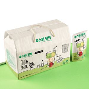 주스의정석 맛있는 양배추즙 유기농 양배추 사과 즙 100%NFC착즙 1박스(100ml x 30개입)