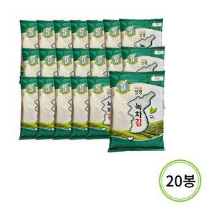 [지도표 성경김] 녹차 전장김 30gx20봉 한박스