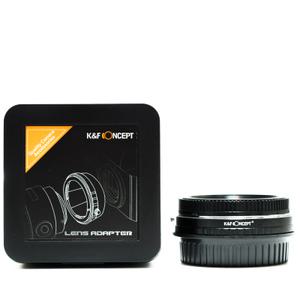 K&F FD-EOS 변환링 렌즈 어댑터 __ 캐논 FD 렌즈 -캐논 EF 바디 /뒤캡포함 Canon FD glass on Canon EOS adapter