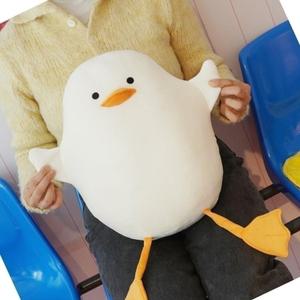 대형 모찌 오리 수면 인형 만세하는 큰 뱁새인형 안고자는 애착 동물 쿠션 봉제 바디필로우