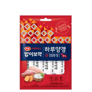 밥이보약 DOG 하루양갱 건강한장 56g (8g x7개입), 1개 하림펫푸드 강아지 간식