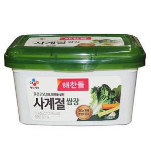 CJ 해찬들 사계절 쌈장 1kgX12개입 BOX 우리두리