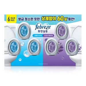페브리즈 화장실용 비치형 6.3mlx6개입