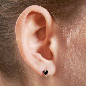 [Hei]엔시티 위시 리쿠, 강한나착용][sv925] dear heart one-touch earring