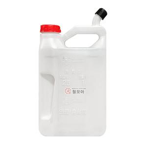 예초기 연료 혼합통 2L 엔진톱 동력 분문기용 윤활유 휘발유 혼합비율 표기 기름통 오일 탱크 