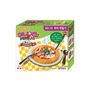 NO.19 피자 만들기/클레이반제품/찰흑/클레이키트/클레이도우/클레이재료/실제요리미니어쳐/클레이미니어처