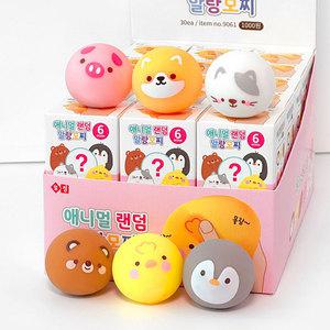 덕플러스문구 애니멀 랜덤 말랑 모찌 (30개 1세트)