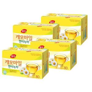 동서 캐모마일 현미녹차 80개입 4개