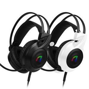 ABKO N460 가상 7.1 ENC 초경량 RGB 게이밍 헤드셋 블랙 [H@lu]