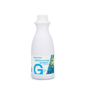에이드농축액 그린트리 카페음료베이스 홈카페시럽 음료 베이스 블루레몬 1.2kg 큐라소 시럽