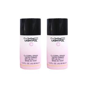 맥 라이트풀 C+ 코랄 그라스 틴티드 프라이머 30ml(SPF45) 2개