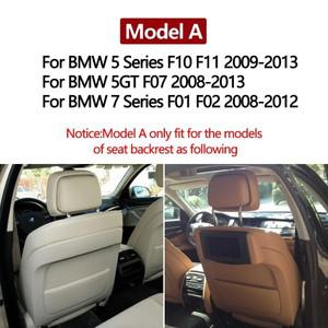 자동차 왼쪽 오른쪽 시트 백 패널 가죽 등받이 보관 포켓 커버  BMW 5 7 GT 4선 F10 20092013