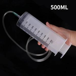 350ml/500ml 애완 동물 먹이 대용량 관장 주사기 큰 재사용  펌프 눈금으로 측정