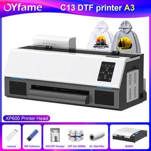 포토 프린터 OYfame a3 impresora dtf Epson xp600 의류 티셔츠 인쇄 기계 필름 열전달에 직접