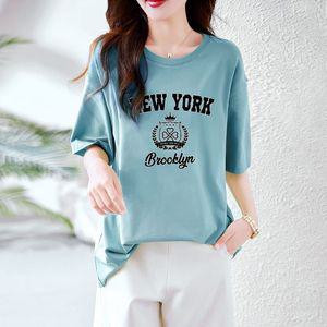 스타일아유 루즈핏 스트릿 티셔츠 스타일 완성 여성 레터링 프린트 라운드 반팔티 TS3494