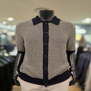 Z2WA42A 25년S/S 면혼방 피케티 반소매 카디건 (P003578633)