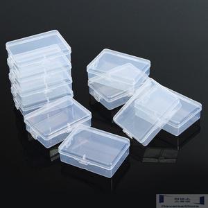 플라스틱케이스 10개 걸이형 8.9X6.5CM 멀티박스 투명통 주얼리함