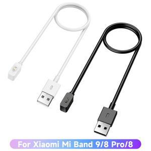 Xiaomi 스마트 밴드 9/밴드 8 Pro/Active/Redmi Watch 4/3용 충전기 활성 자기 USB 케이블 교체 크래들