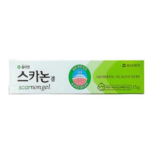 제왕절개 수술 상처 화상 흉터연고 스카논겔 15g