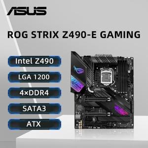 ASUS ROG STRIX Z490 E 게이밍 마더보드 지원 i9 11900K DDR4 M.2