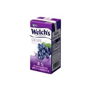포도 팩주 팩음료 주 웰치 스 드링크 과일음료 24개 190ml  [MECD5E9]