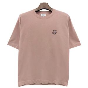 [더팩토리](당일) 25SS 메종키츠네 볼드 폭스헤드 패치 오버사이즈 반팔티 / 핑크 클레이 (LM00107KJ0119 0172)