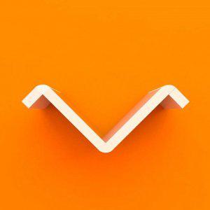 V 이니셜 디자인 벽선반 1개 선반 인테리어벽선반 선반대 거실선반 예쁜선반