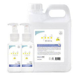 이공 레몬향 4L+500mlX2대용량리필 거품형 물비누