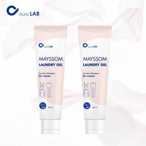 MAYSSOM 면생리대 혈흔제거 마스크 손빨래 세탁 천연 휴대용 세제  메이썸 런드리겔 60ml X 2개