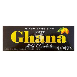 롯데제과 가나마일드 34g 6개