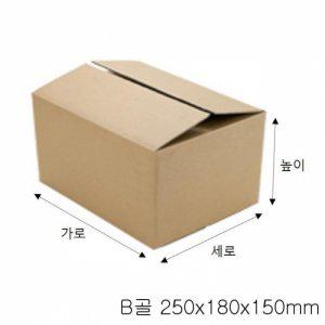 택배박스 B골 250x180x150mm 140장 (반품불가)