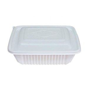 포장용 뚜껑 사각찜용기 2L 소 200개입 1P 배달용기