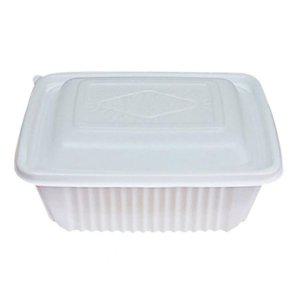 포장용 뚜껑 사각찜용기 3L 소 200개입 1P 배달용기