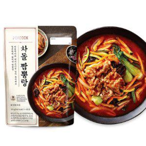 얼큰하고 진한 피코크 냉동 차돌짬뽕탕 500g (반품불가)