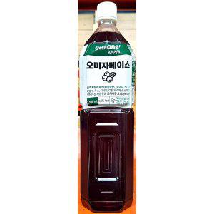 오미자 베이스 5배희석 1.5L X6개 농축액 식당 음료
