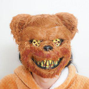 LED 호러 곰 가면 할로윈 마스크
