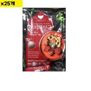 선미 선지해장국 600g x25개 즉석 간편식 조리식