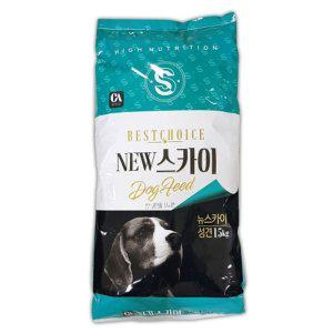 강아지 뉴스카이 성견용 15kg 1P 반려견 건식 사료