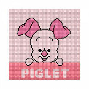 DIY 보석십자수 위니 더 푸우 귀여운 피글렛 25X25