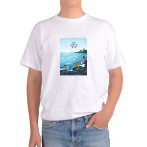 제주도 돌하르방 한라봉 우도 성산일출봉 반팔티