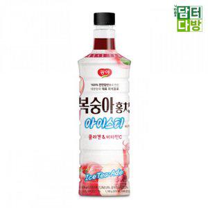 광야식품 복숭아홍차 베이스 970ml X2