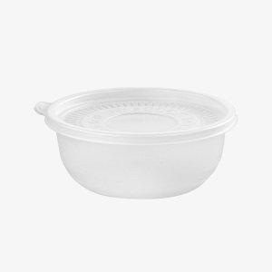 렌지사용 계란찜 포장용기 500ml 뚜껑포함 50개 세트