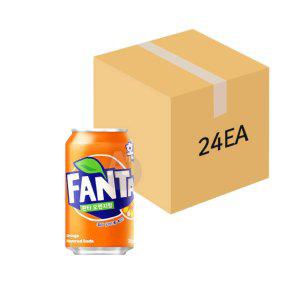 환타 오렌지 350ml 캔 24개입 (1BOX) 탄산음료 캔음료수 뚱캔음료수 과일탄산 판타오렌지 탄산캔 후식음료